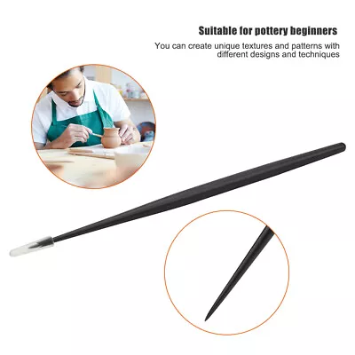 Black Metal Carving Steel Knife Tool Pottery Clay Tool Steel Knife Tool(2) • $7.20