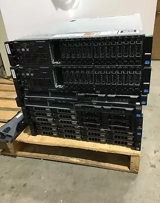 Lot Of 6 Dell Servers PowerEdge (2) R820 (2) PowerVault NX3200 (2) R320 • $599.99