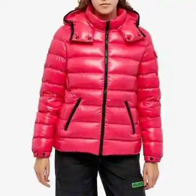 Moncler Pink Down Bady  Hooded Jacket  Size:1/S   $1640  NWT • $850