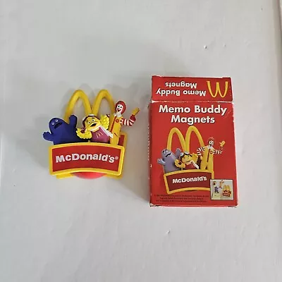 Vintage McDonald's Memo Buddy Magnets Set Ronald Evil Grimace Giftco 2001 • $9.99