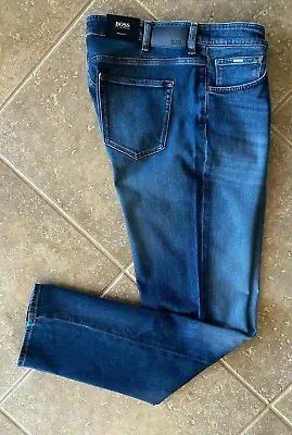 Hugo Boss Maine Jeans Big & Tall 48 32 Regular Fit Medium Stretch Denim NWT $178 • $54.95