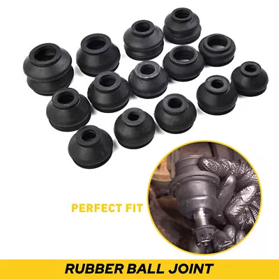 14Pcs Ball Joints Boots Dust Cover Tie Rods Linkages Ends Replacement Rubber Kit • $13.99