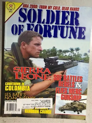 SOLDIER OF FORTUNE Magazine September 2000 • £12.04