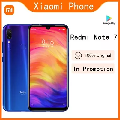 Xiaomi Redmi Note 7 6GB RAM 64GB ROM Smartphone 48.0MP Camera Cellphone NEW  • $146.28