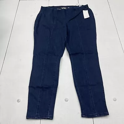 Motto Dark Blue Denim Stretch Pull On Jeans Women’s Size 16 New • $30