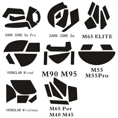 2 Sets/pack Mouse Feet Skates For Corsair DARK CORE Se IRONCLAW M55 M65 M90 M95 • $3.60