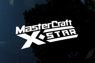 $12.64 • Buy Mastercraft X-Star SET OF 2 Ski Boat 12  Window Multi-Color Vinyl Decal Sticker