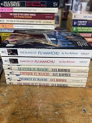 Lot Of 6 Sax Rohmer Paperbacks Fu Manchu Books • $10