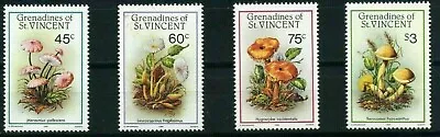 St. Vincent & The Grenadines Sc 533-536 Mushroom Stamps  MNH • $14.50