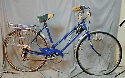 1960 BSA Vintage Cruiser Bike 50cm Small 5 Speed Blue Lugged Steel USA Shipper!! • $182.23