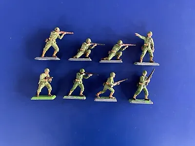 £11.99 • Buy Britains Deetail Toy Soldiers American Infantry X 8