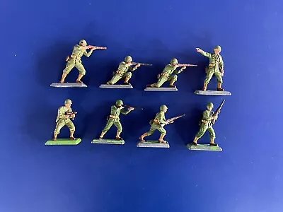 £11.99 • Buy Britains Deetail Toy Soldiers American Infantry X 8