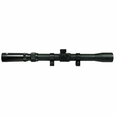 3-7x20 Scope With Ring Mounts For Hunting Rifle / Air Gun / Crossbow  • $13.09