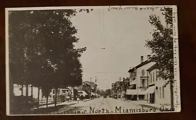 1907 Miamisburg Ohio Streetscape W Street Car Vintage Postcard • $7.99