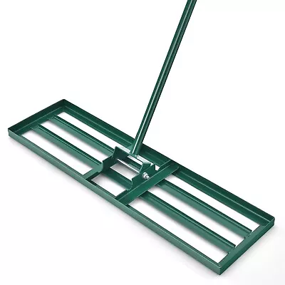 Costway 106 Cm X 25 Cm Lawn Leveling Rake Heavy Duty Level Lawn Tool W/ Handle • £76.95