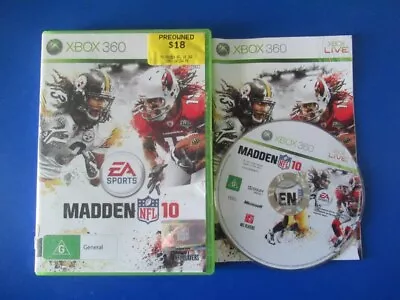 Madden NFL 10 2010 - Microsoft Xbox 360 Games PAL AUS • $6