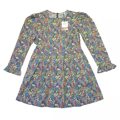 NWT BATSHEVA X Laura Ashley Mini Prairie In Moylegrove Floral Cotton Dress 10 • $100