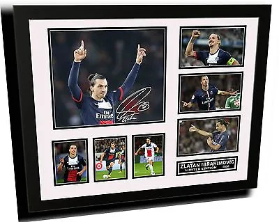 Zlatan Ibrahimovic Psg Signed Limited Edition Framed Memorabilia • $129.99