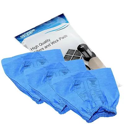 $14.95 • Buy 3-Pack HQRP Cloth Filter For Vacmaster Wet/Dry Vac (1.5/3.2 Gallon) VRC2 VRC21
