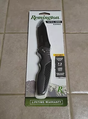 Remington Tactical Series Titanium Coated 7.3  Folding Knife W Liner Lock R30002 • $15.99