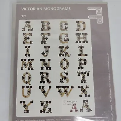 Pfaff Creative CD Machine Embroidery 371 Victorian Monograms Vintage NEW SEALED • $24.74