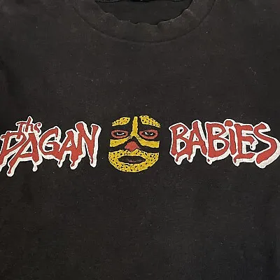 Vintage 80s PAGAN BABIES T-Shirt Grunge Rock Band Tour Hole Courtney Love L7 • $200