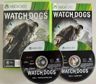 Watch Dogs - Xbox 360 PAL - Complete With BOTH Discs And Manual - Free Shipping! • $7.95