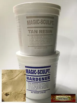 M02055 MOREZMORE 5 Lb TAN Magic Sculpt Sculp Epoxy Clay Model Putty • $49.99