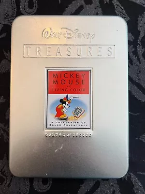 Walt Disney Treasures Mickey Mouse In Living Color DVD Tin Case Animated • $39.99