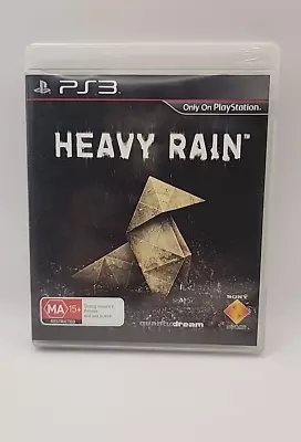 Heavy Rain With Manual PS3 PlayStation 3 PAL Free Postage • $14.95