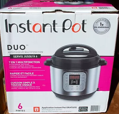 Instant Pot Duo 7-in-1 Mini Electric Pressure Cooker - 6QT NEW • $20.50