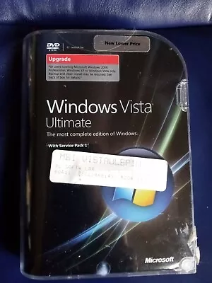 Microsoft Windows Vista  DVD Upgrade 32/64 Bit English W Product Key (1D1) • $49.99