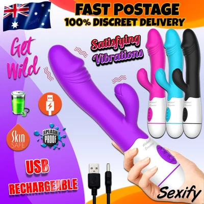 $24.95 • Buy Multispeed G-Spot Rabbit Vibrator Dildo Clit Rechargeable Wand Massager Sex Toy