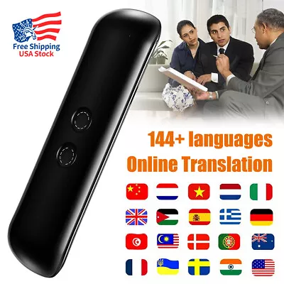 Portable Smart Two-Way Real Time 144 Languages Translator Device Instant Voice • $29.55