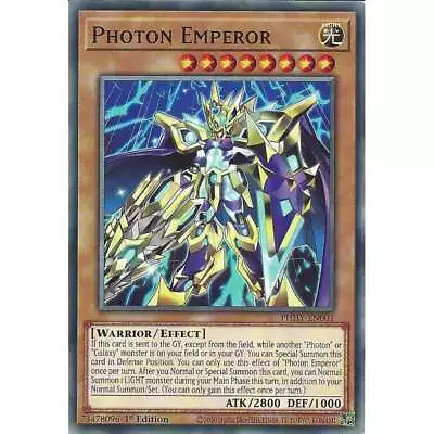 £0.99 • Buy PHHY-EN001 Photon Emperor : Common Card : 1st Edition Yu-Gi-Oh Trading Card Game