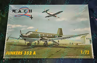 Mach 2 Models 1/72 JUNKERS Ju-352 HERKULES German WWII Transport *New & Sealed* • $81