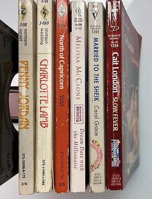 Lot Of 6 Mixed Harlequin & Silhouette Romance Books • $9.75
