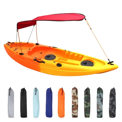 $63.44 • Buy Universal Kayak Boat Canoe Sun Shade Canopy Awning Top Cover For Single Person