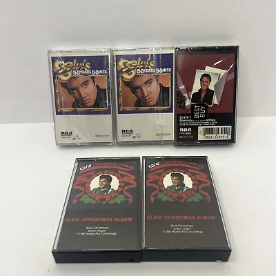 Vintage Lot Of 5 Elvis Presley Cassette Lot - Some New • $6.99