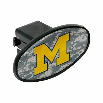 Michigan Wolverines Digital Camo Fixed Oval Hitch Cover New Wincraft 🏈 🚗 • $16