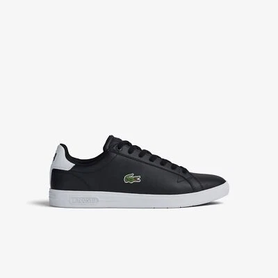 £92 • Buy Lacoste GRADUATE PRO 222 1 Mens Casual Leather Lace Up Trainers Black/White