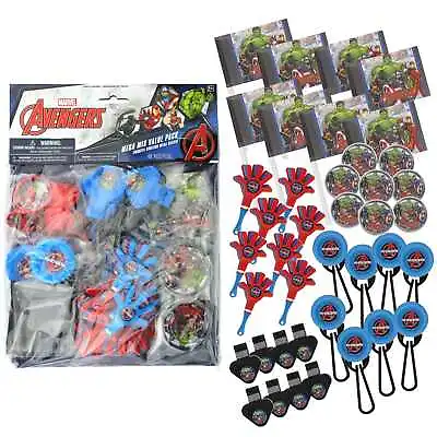 Avengers Marvel Powers Unite Party Mega Value Pack 48 Favours Pinata Toys • $26.99