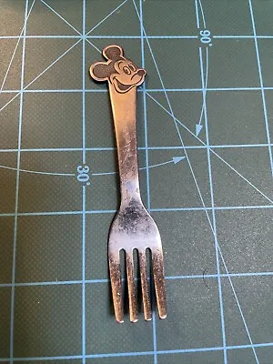 Vintage Mickey Mouse Child’s Stainless-Steel Disney Fork By Bonny Made In Japan • $18.83