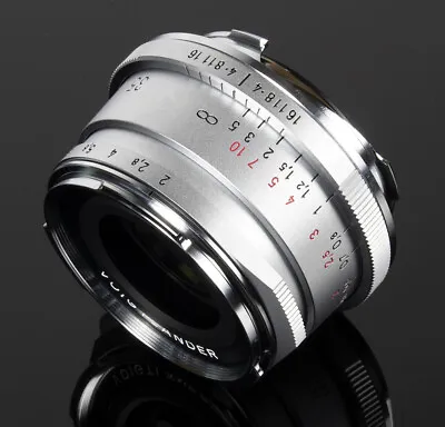 Voigtlander USA WARRANTY 35mm F/2 Ultron II Silv Leica M Next Day Most Lower 48 • $749