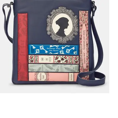 Jane Austen Bookworm Leather Cross Body Bag - Yoshi • £75