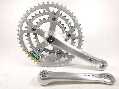 Vintage Shimano 6206 600 EX Crankset (48/38/28) 175mm • $72.86