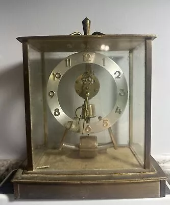 VTG Kundo Kieninger & Obergfell Skeleton Electronic Clock Germany No.825 READ! • $69.99