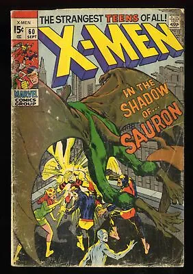 X-Men #60 Inc 0.3 1st Appearance Of Sauron! Neal Adams Art!! Marvel 1969 • $32