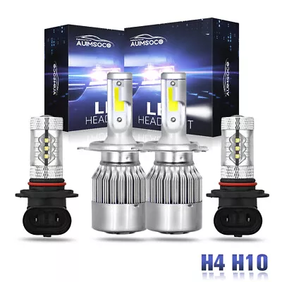 For Toyota Tacoma 2005-2011 - 4X White LED Headlights + Fog Light Bulbs Combo • $32.99