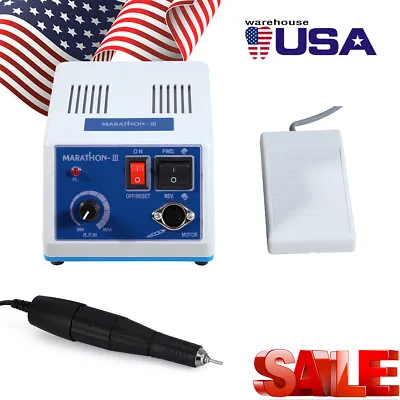 Dental Lab Marathon Electric Micromotor Polishing Unit + 35K Rpm Motor Handpiece • $72.90